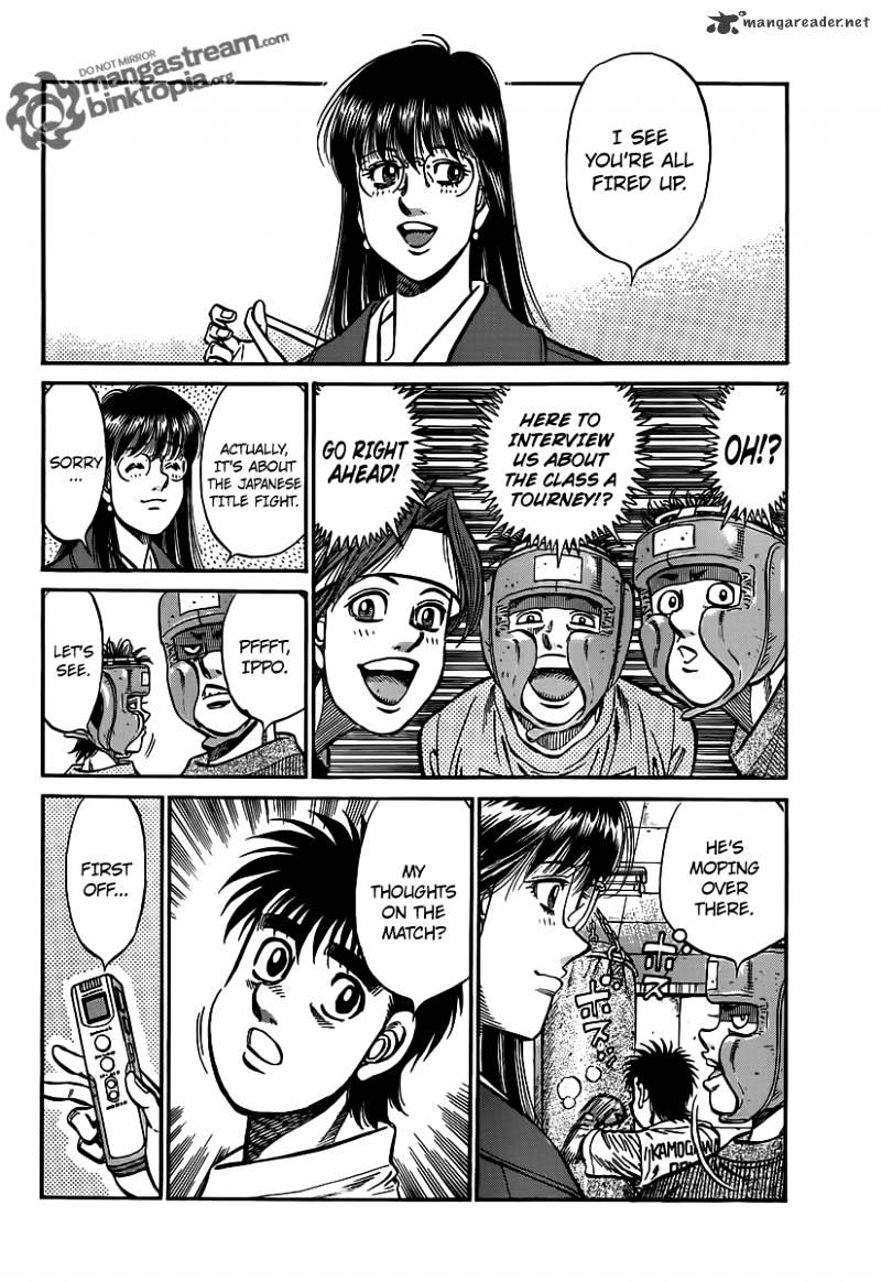 Hajime no Ippo: Fighting Spirit, Chapter 945 image 02